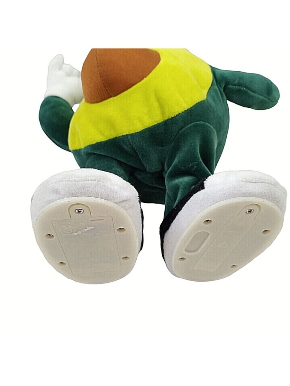 Guac Around The Christmas Tree Singing Dancing Avocado Plush Gemmy Polyester 14" - Picture 6 of 6